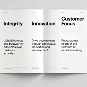 Corporate Values ​​Promotional Handbook